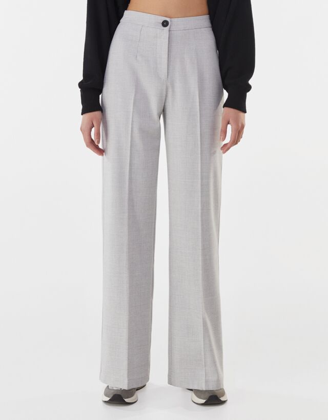bershka wide leg trousers