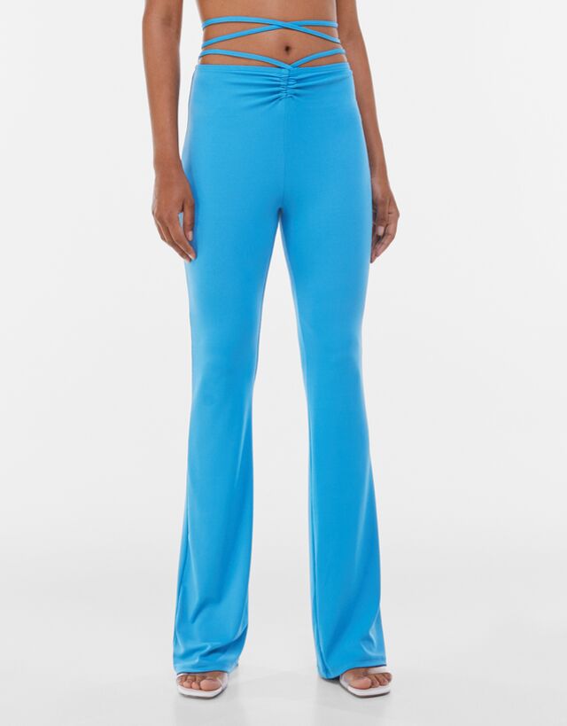 Bershka flared trousers clearance