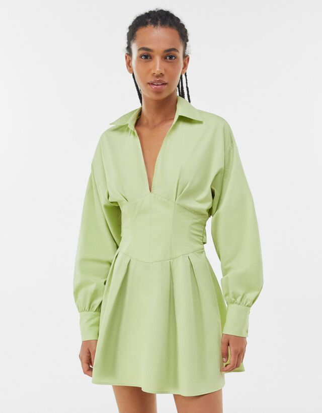 bershka wrap dress