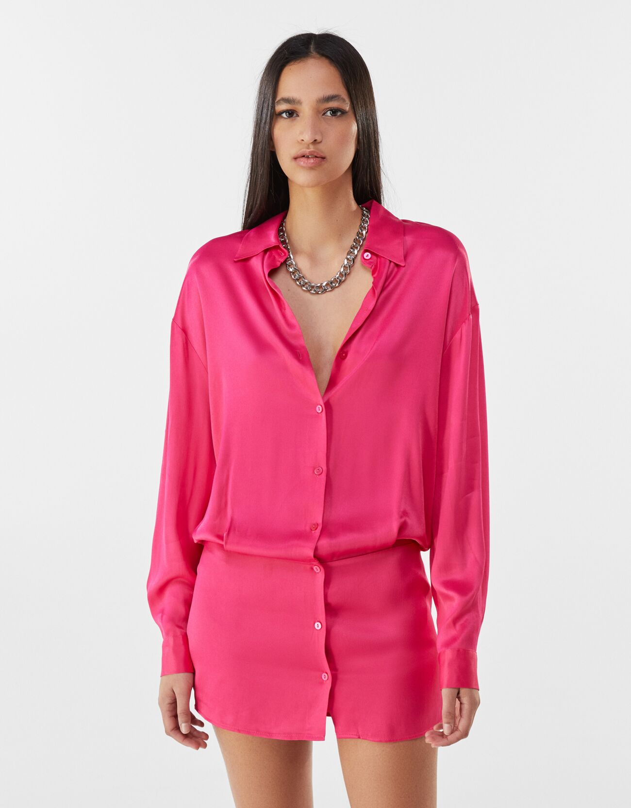 robe chemise bershka