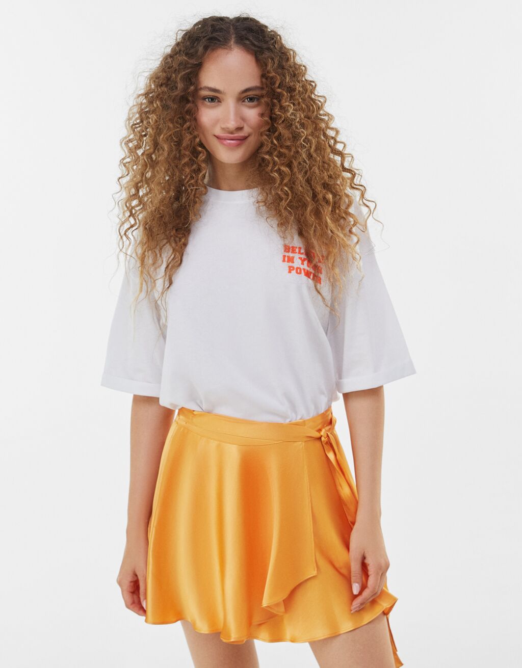Bershka satin skirt Clearance