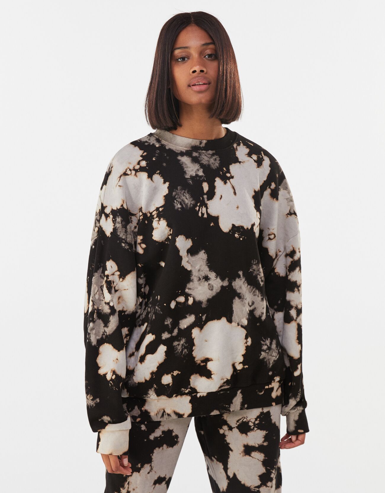 bershka tie dye sweatshirt