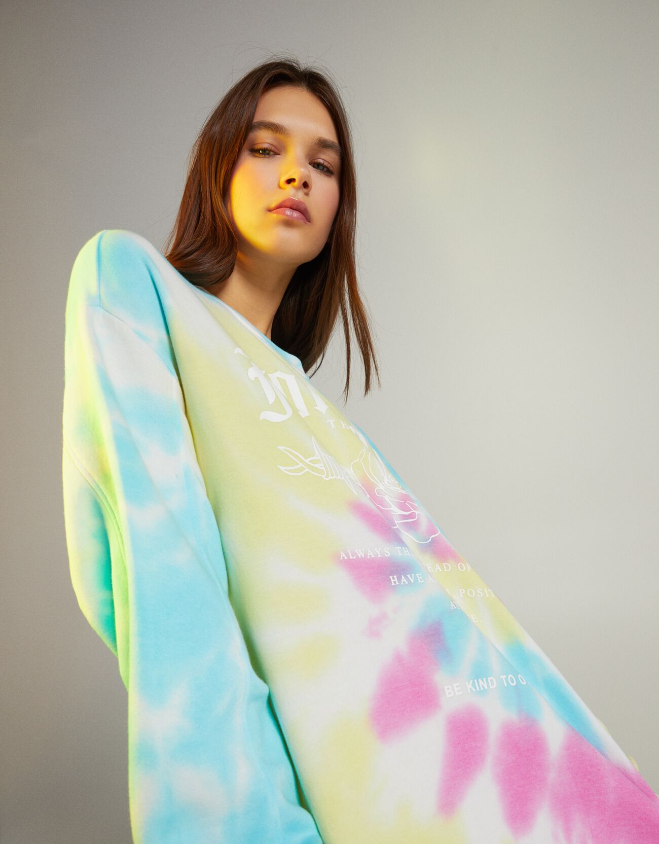 bershka sweatpants tie dye