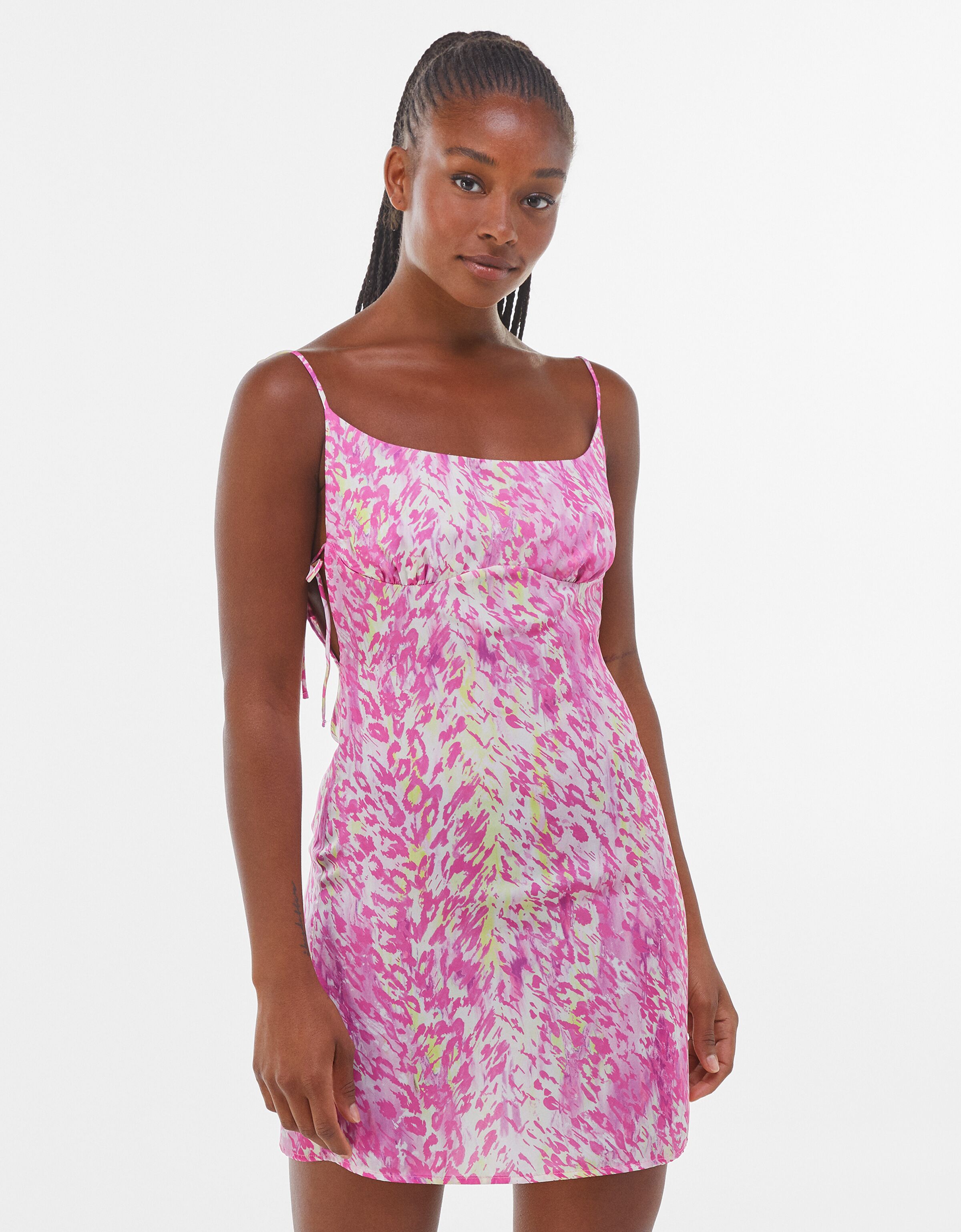 Bershka leopard print dress Clearance