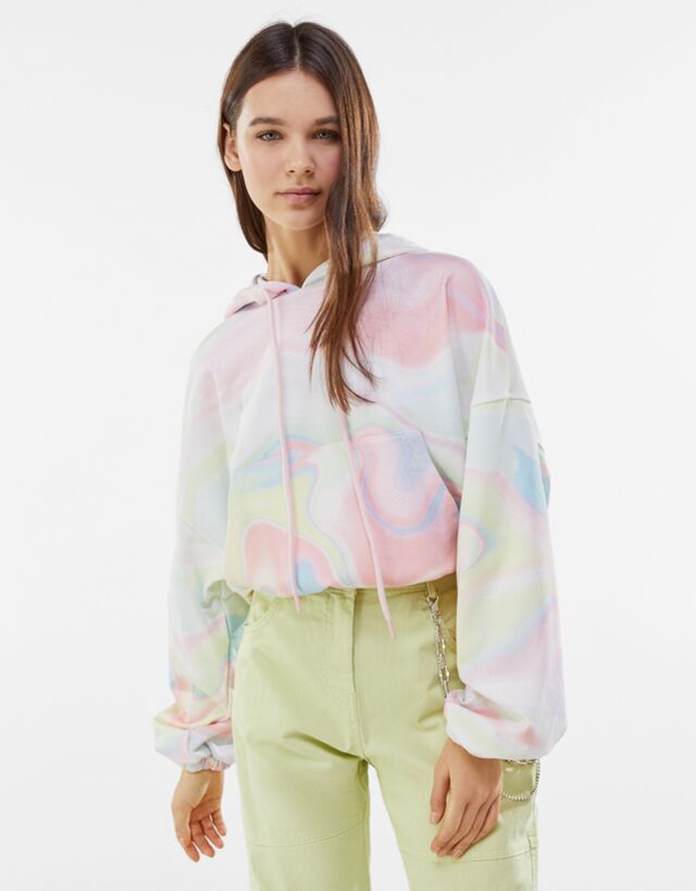 Sweat tie and dye bershka Clearance