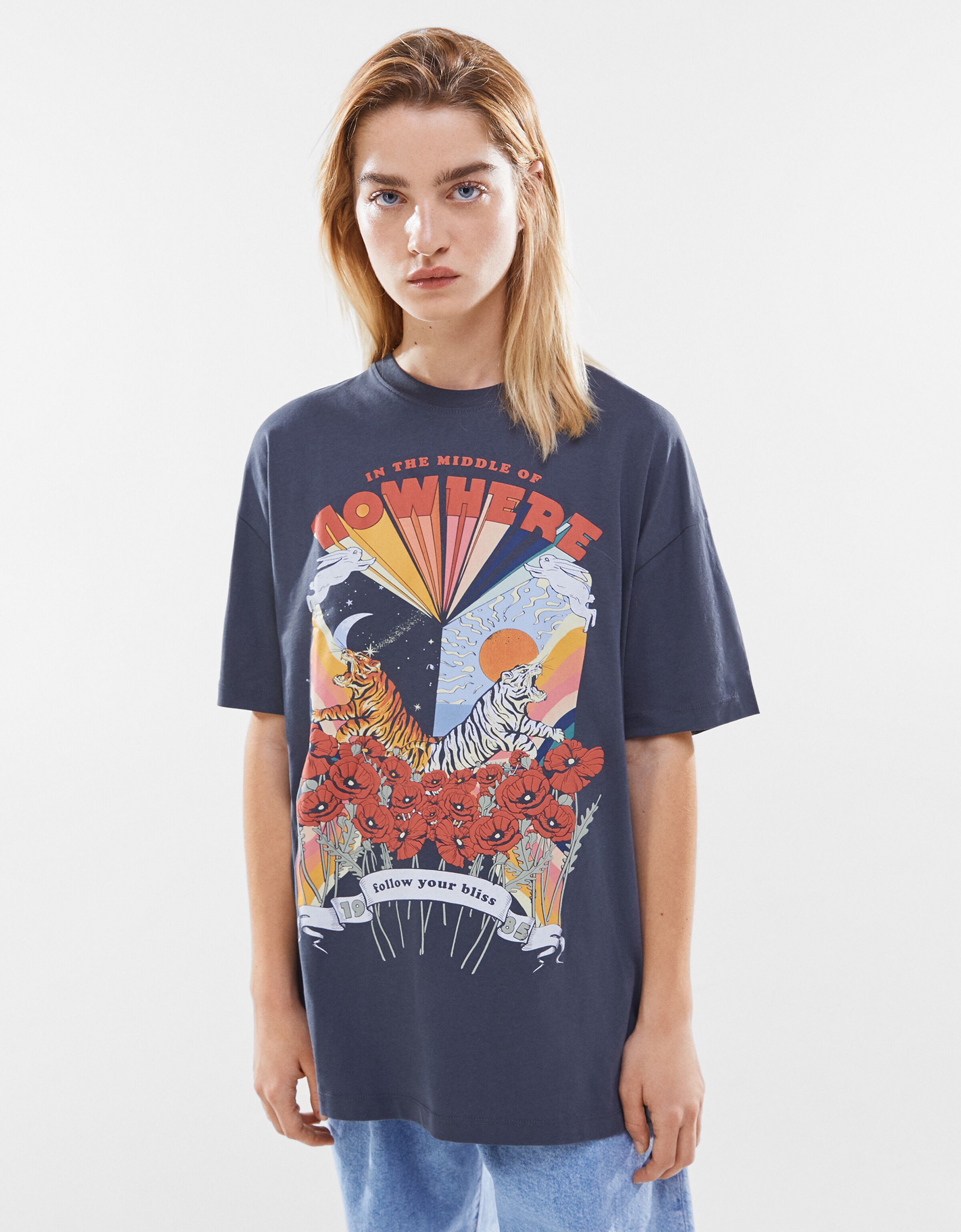 bershka midnight t shirt