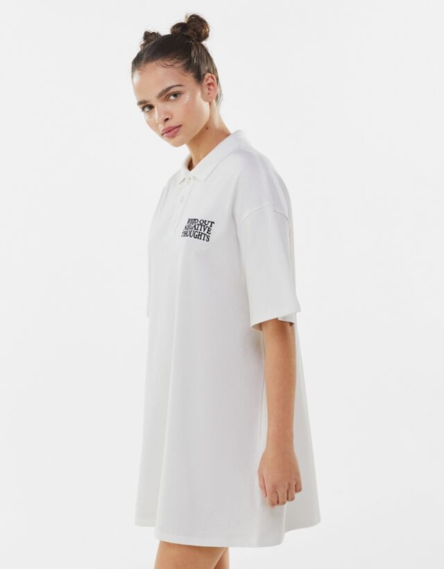 bershka t shirt dress