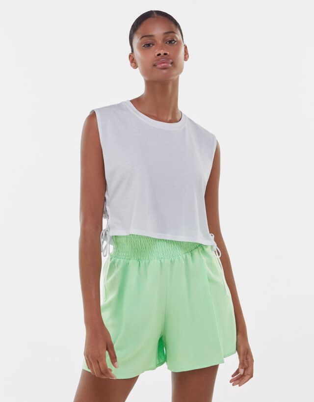 bermudas mujer bershka