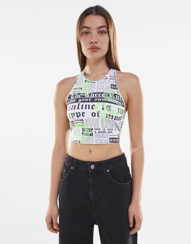 bershka tops mujer