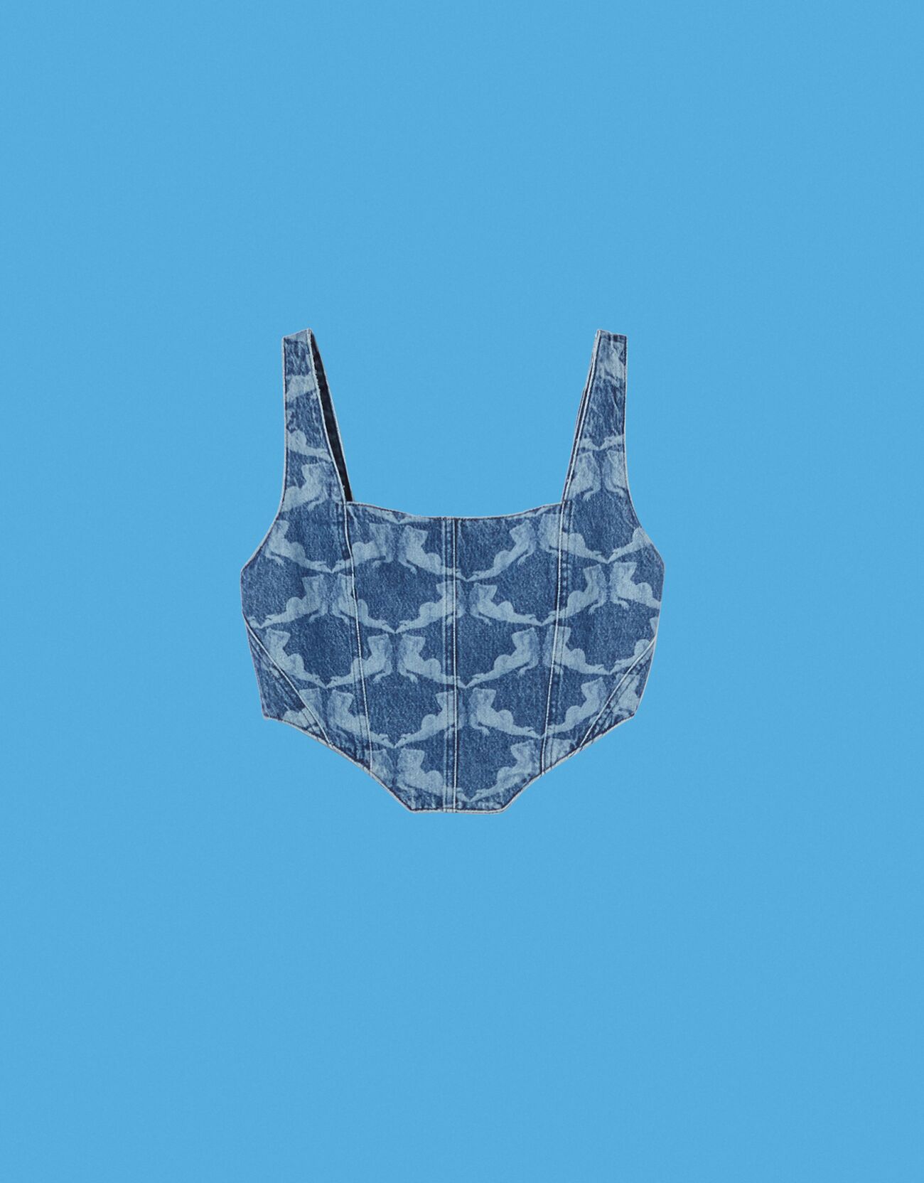 Bershka - Denim Paloma Mami x Bershka top