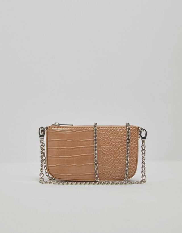 croc chain bag