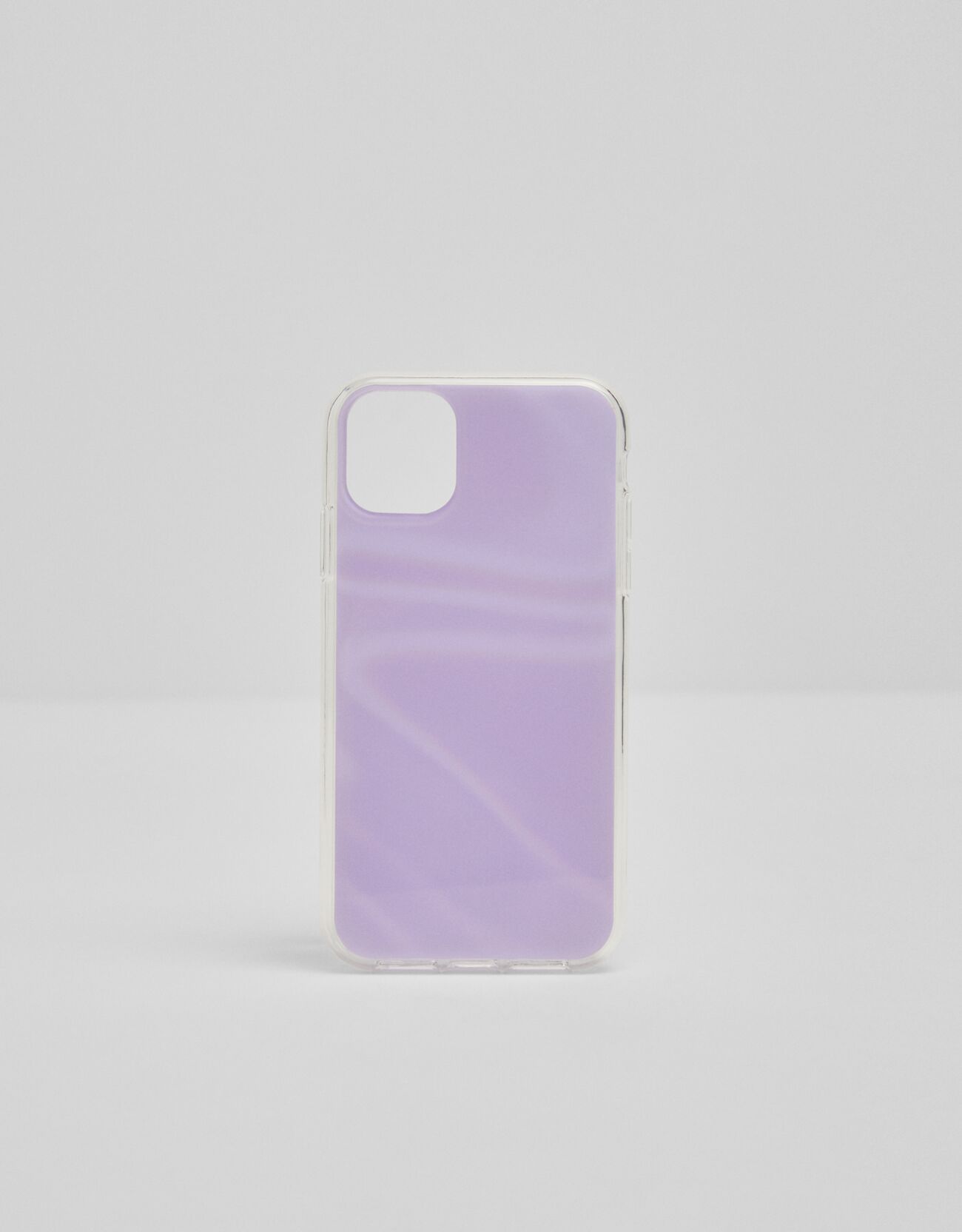 Фиолетовый Светоотражающий чехол для iPhone 12 Pro в пастельных тонах Bershka