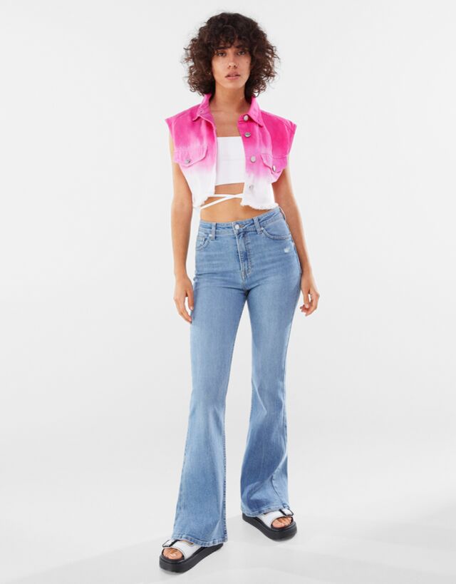 Flare jeans - Trousers - Woman | Bershka