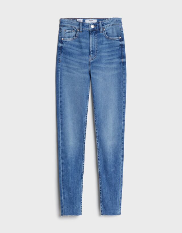 Skinny high waist jeans - Trousers - Woman | Bershka