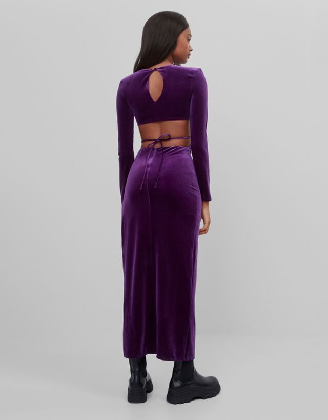 Bershka velvet dress Clearance