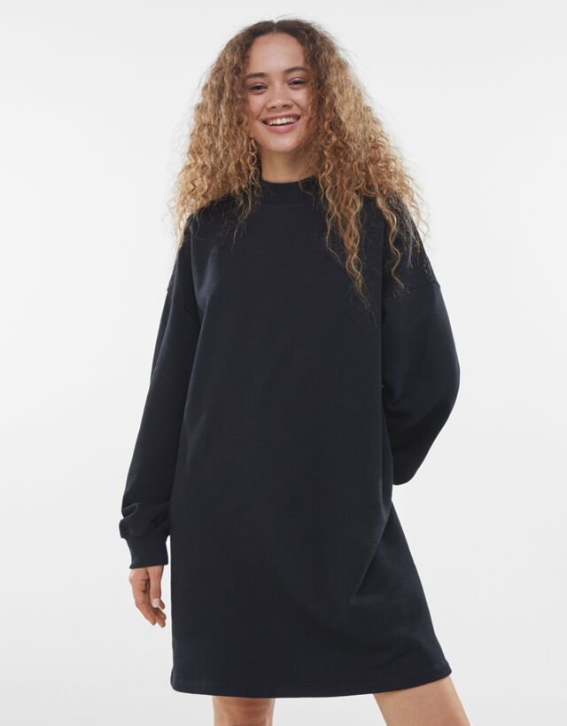 ハイネック スウェットワンピース ワンピース レディース Bershka