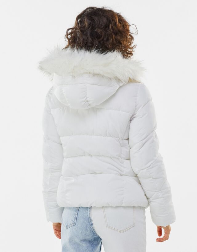 puffer parka jacket bershka