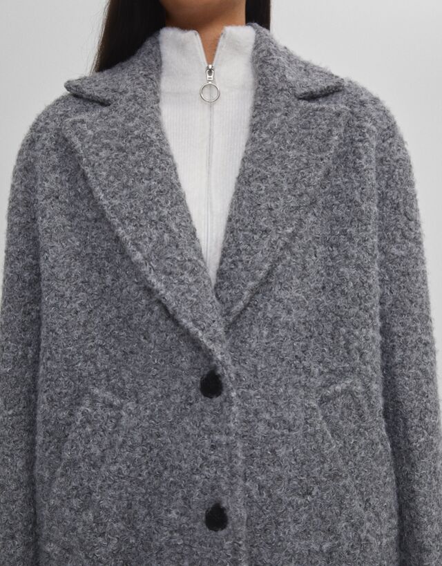 Straight coat - Woman | Bershka