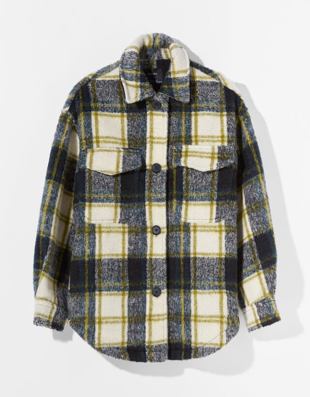 flannel jacket bershka