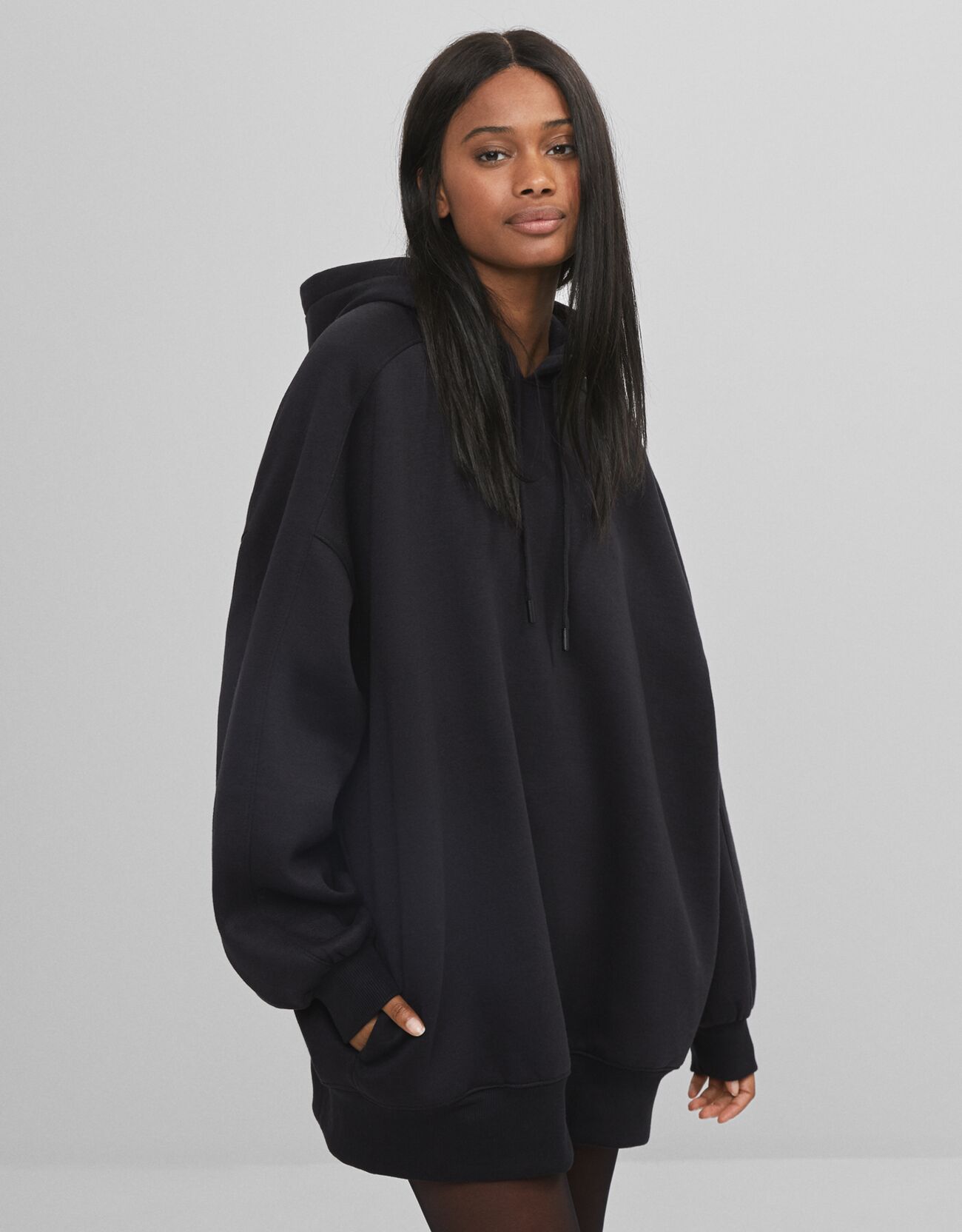 Oversize hoodie bershka clearance