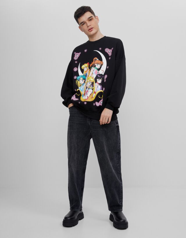 Pull sailor moon bershka clearance