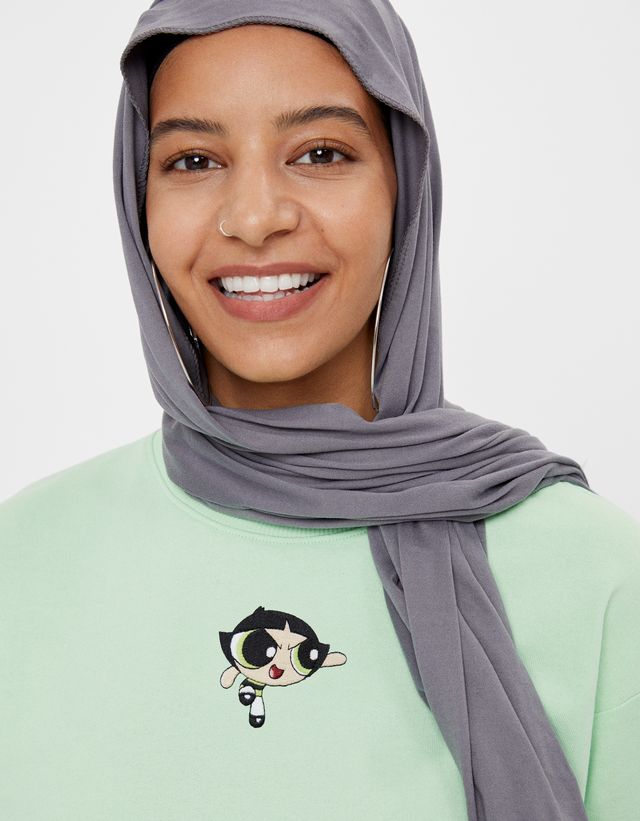 powerpuff girl sweatshirt bershka