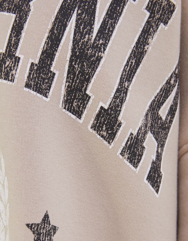 Printed hoodie dress - Dresses - Woman 