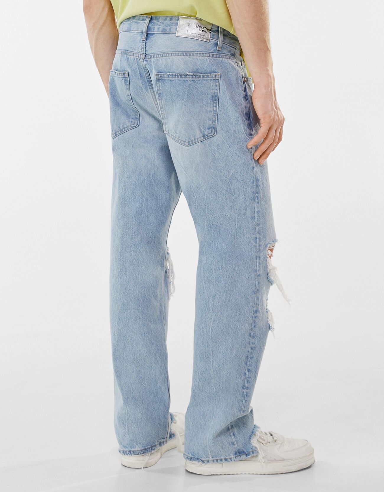 bershka ripped 90s jeans