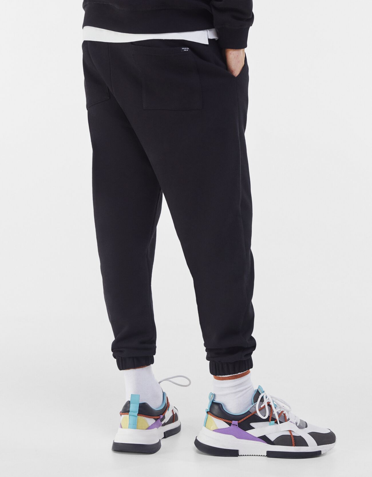 bershka plush joggers