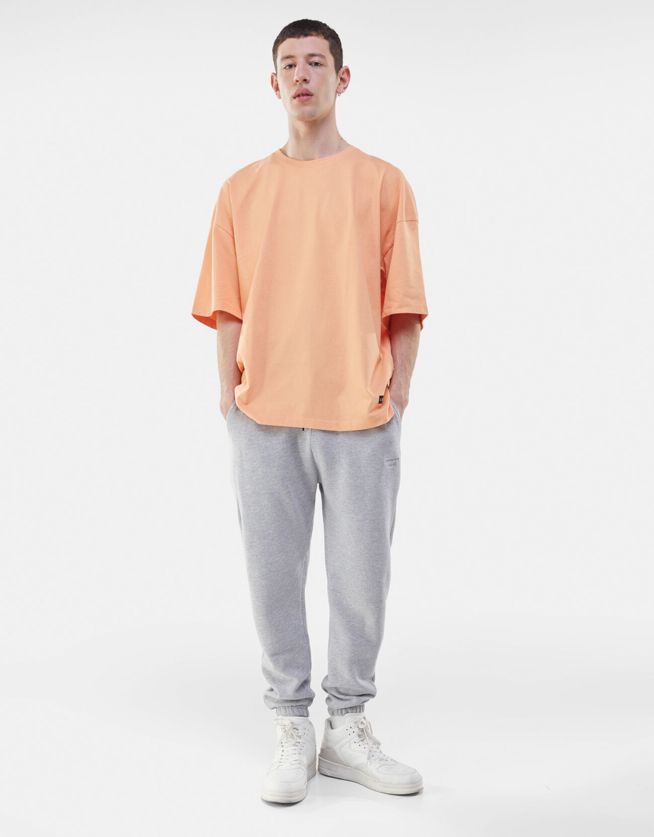 bershka plush joggers