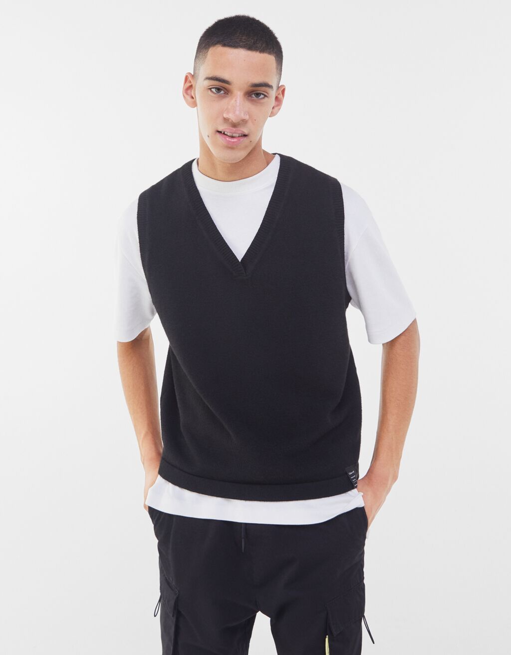Pull sans manche homme bershka clearance