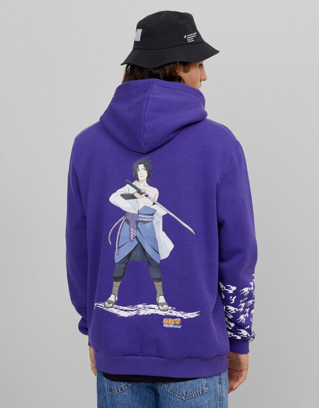 Sasuke hoodie bershka clearance
