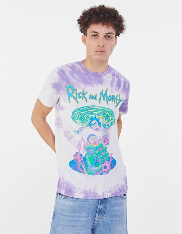 rick and morty tie dye sweatshirt