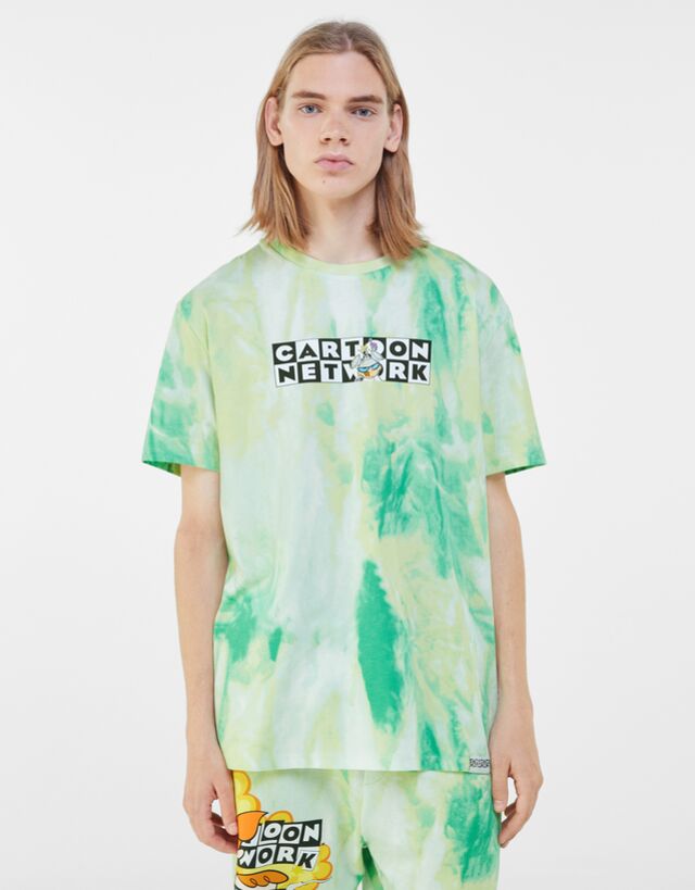 t shirt tie dye bershka