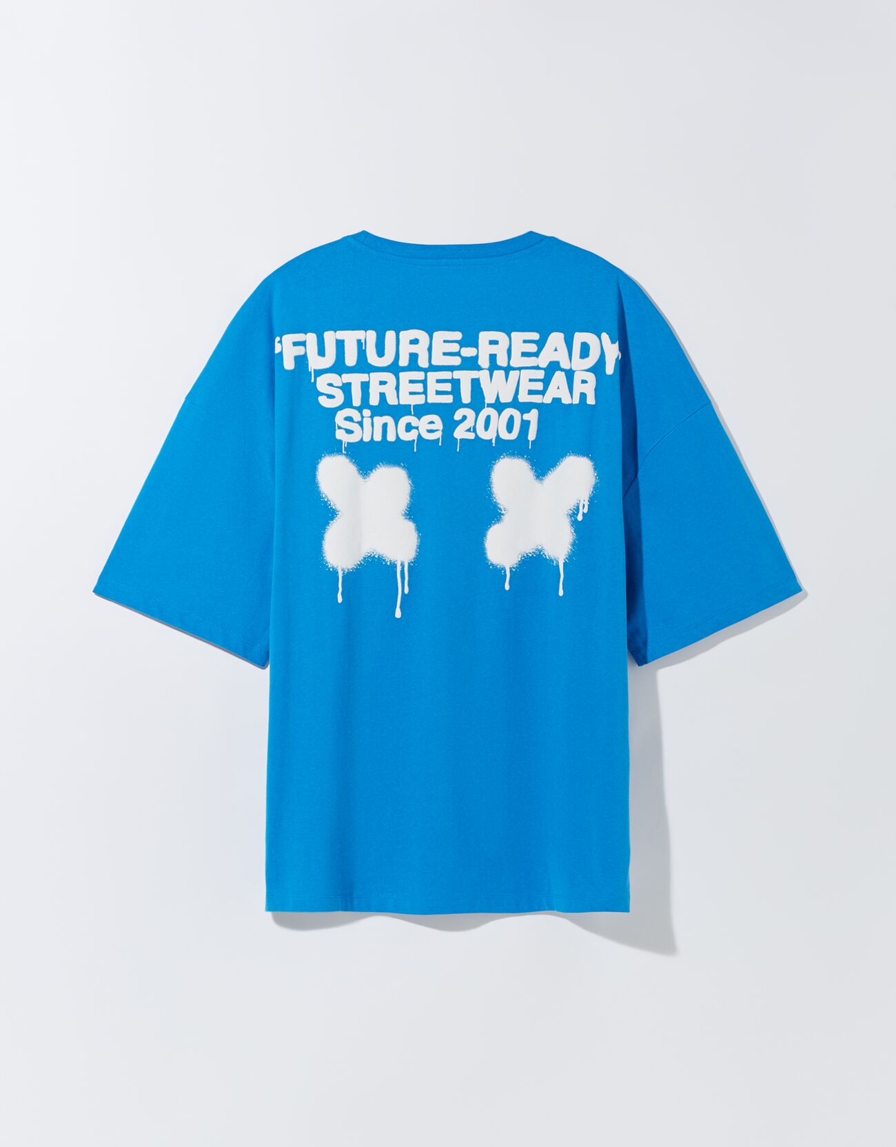 Bershka FUTURE-READY ekstra loose fit kısa kollu baskılı t-shirt 0 Bershka FUTURE-READY ekstra loose fit kısa kollu baskılı t-shirt 1
