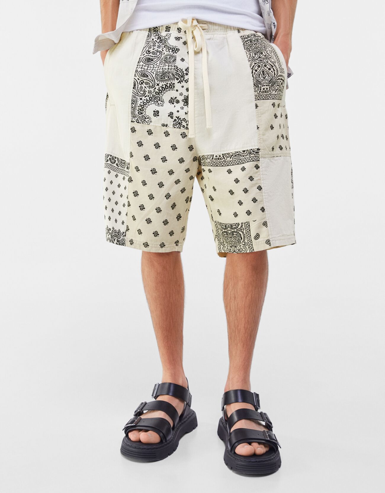 bermudas hombre bershka