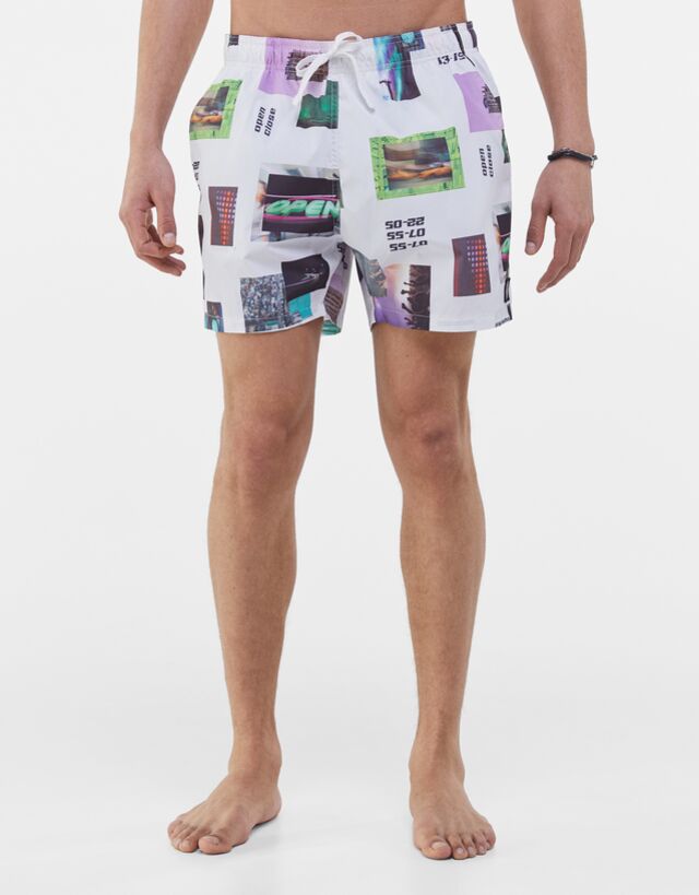 Short de bain bershka Clearance