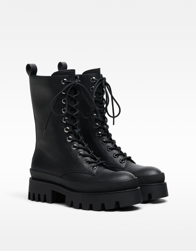 Bershka platform boots clearance