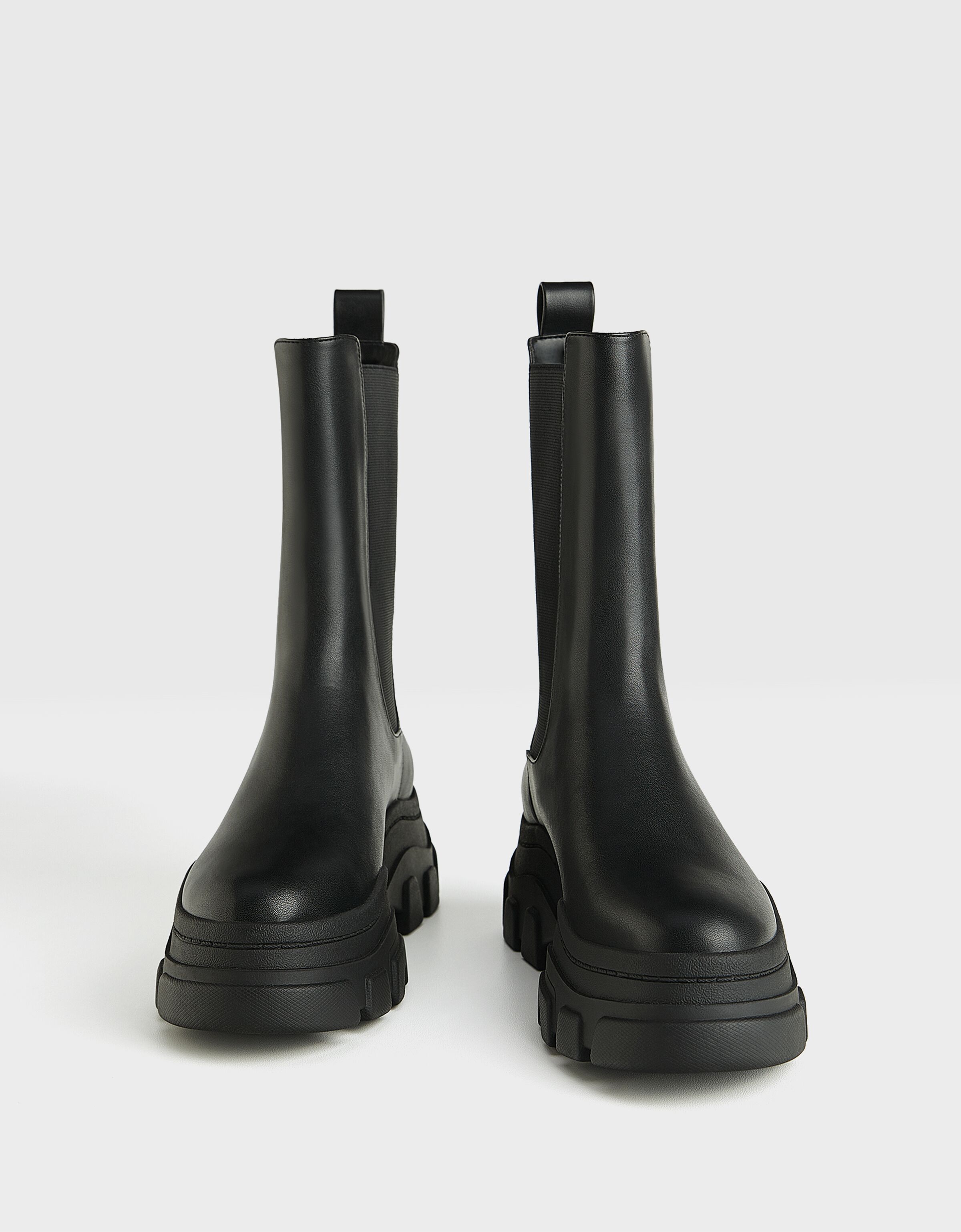 Bershka track sole boots clearance