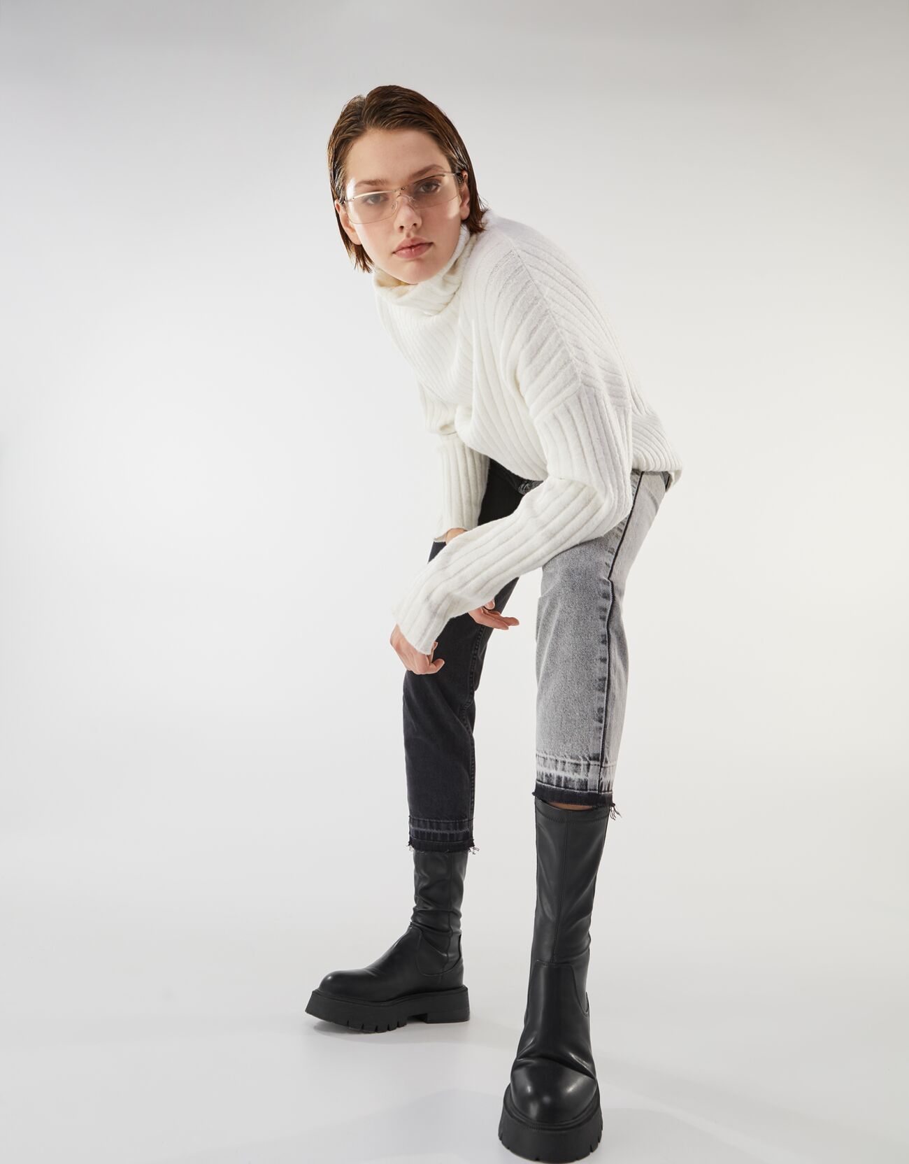 Fitted platform ankle boots Clearance