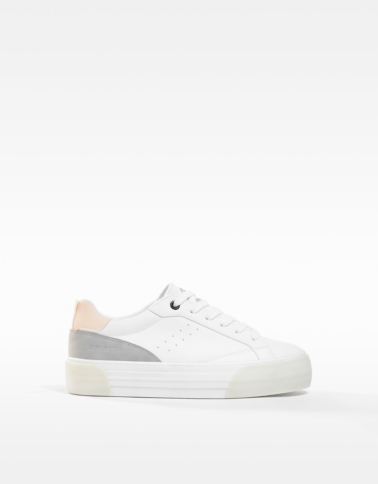 Bershka Kontrast platform spor ayakkabı 0 Bershka Kontrast platform spor ayakkabı 1