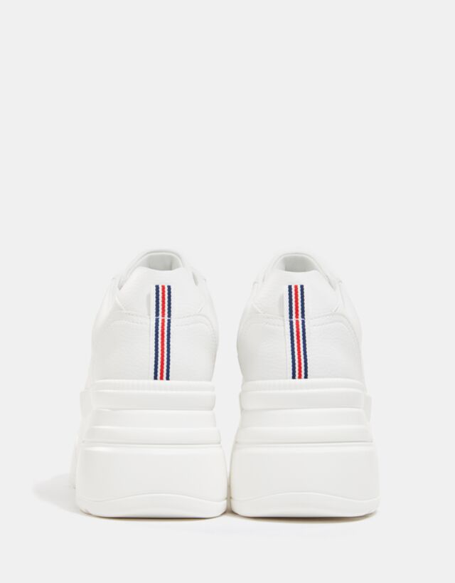 bershka platform trainers