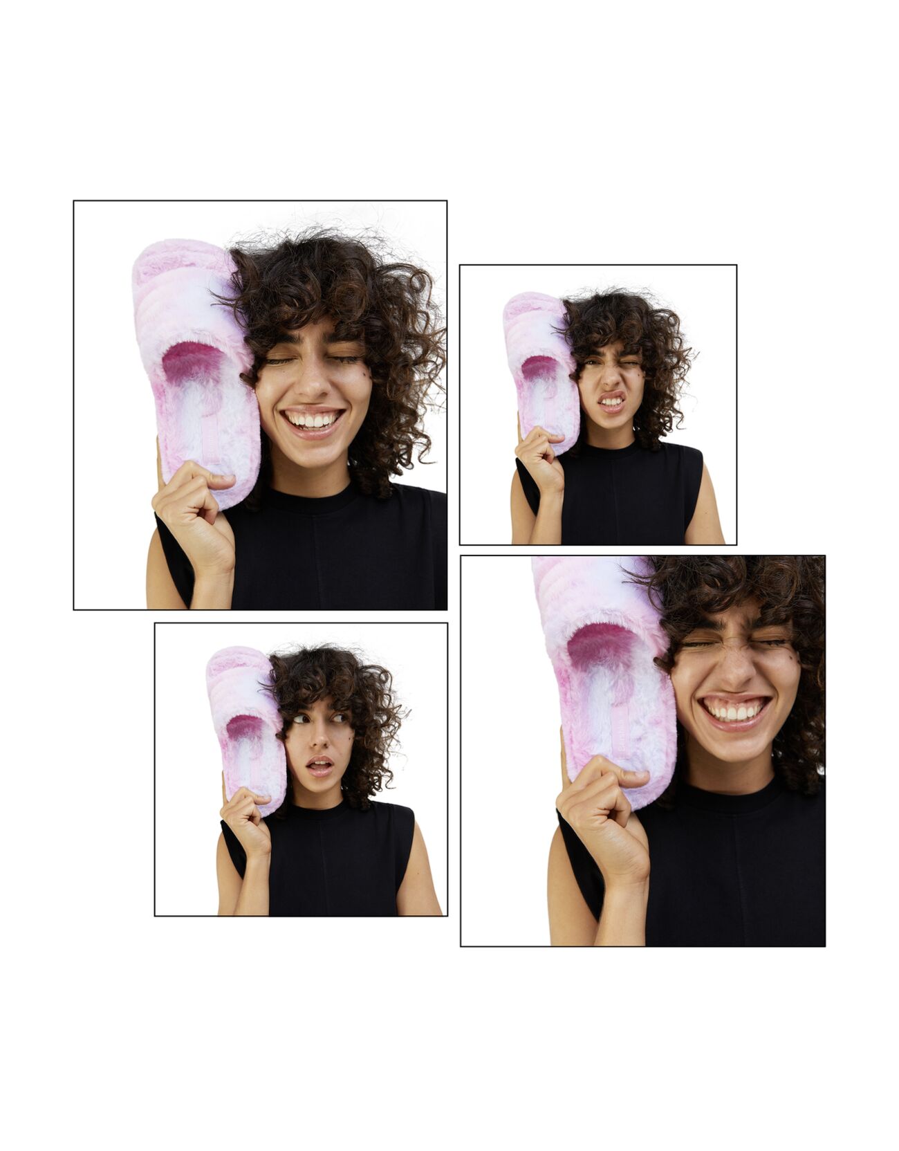 Bershka Dolgulu suni kürklü platform sandalet 4 Bershka Dolgulu suni kürklü platform sandalet 5