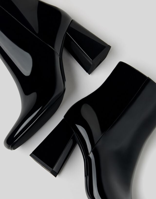 bottines vernies bershka
