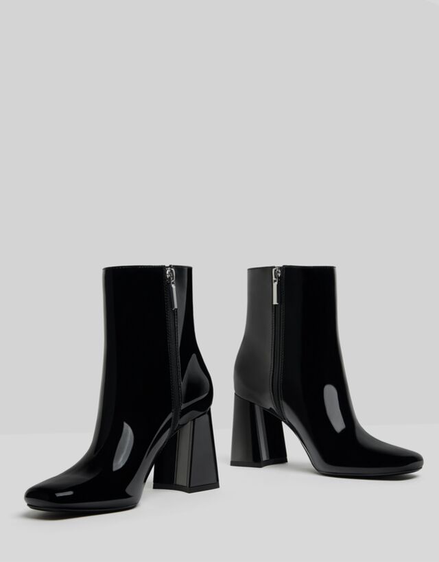 bottines vernies bershka