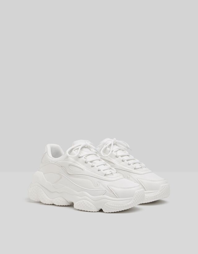 メンズコントラストチャンキーソールスニーカー メンズ Bershka メンズコントラストチャンキーソールスニーカー メンズ Bershka