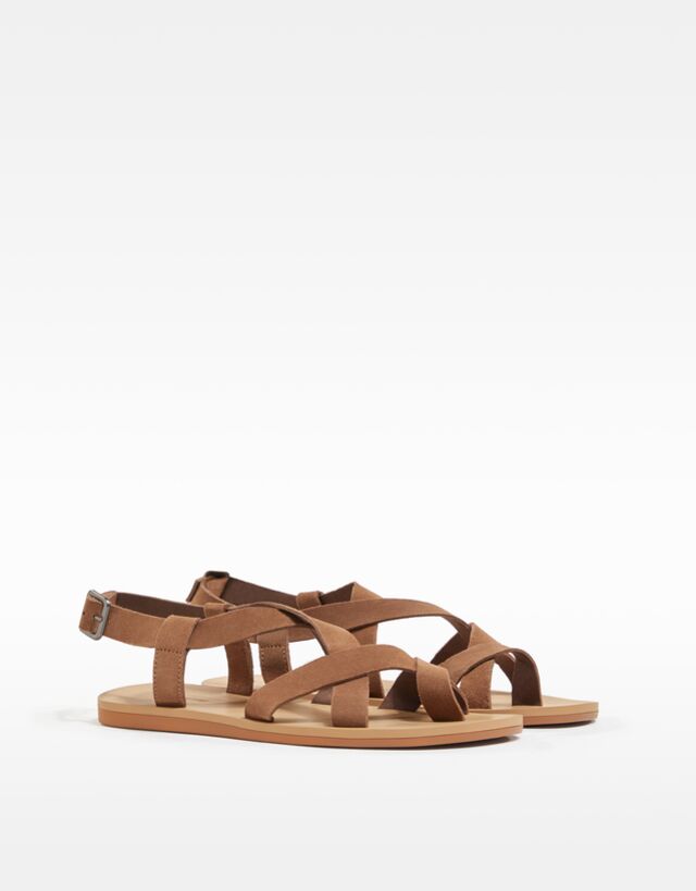 Sandalias hombre bershka Clearance