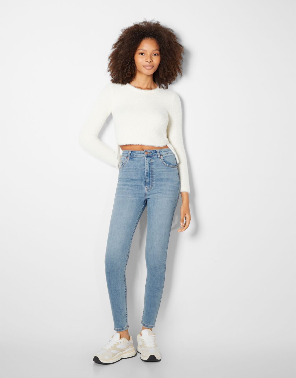 Black M discount 89% Bershka Jeggings & Skinny & Slim WOMEN FASHION Jeans Strech 