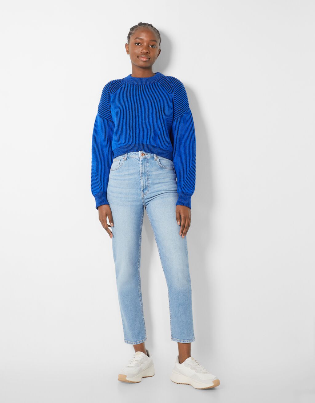 Slim comfort fit mom jeans - Woman | Bershka