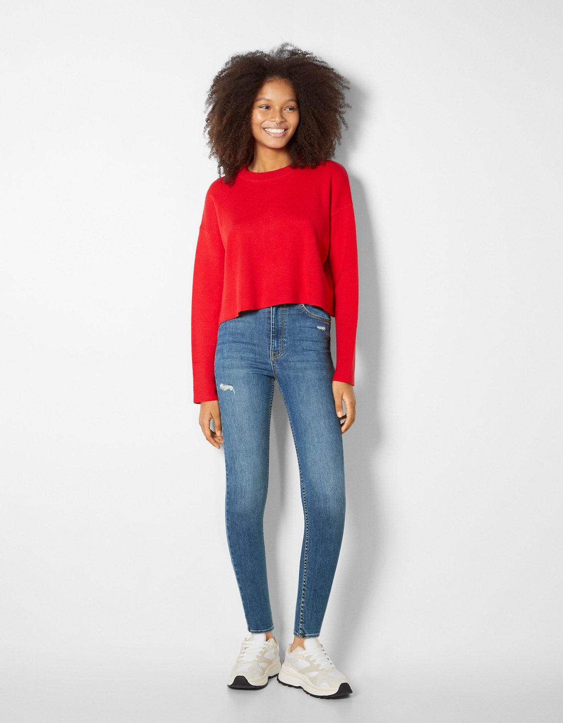 Luminancia horario fe Jeans super high waist - Mujer | Bershka